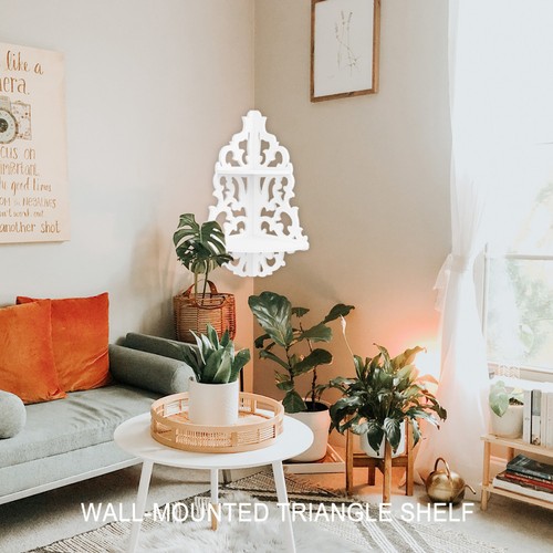 Floating corner shelf wall - floating,