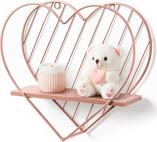Rose gold floating shelves - rose,