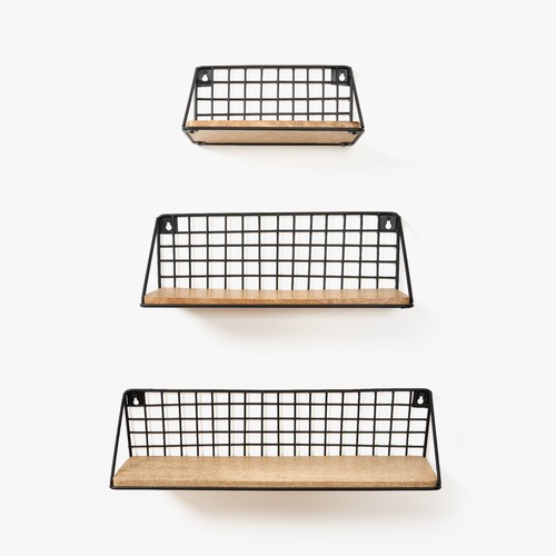 Wooden floating shelves wall - wooden,
