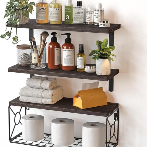 Pack bathroom shelf with - shelf,