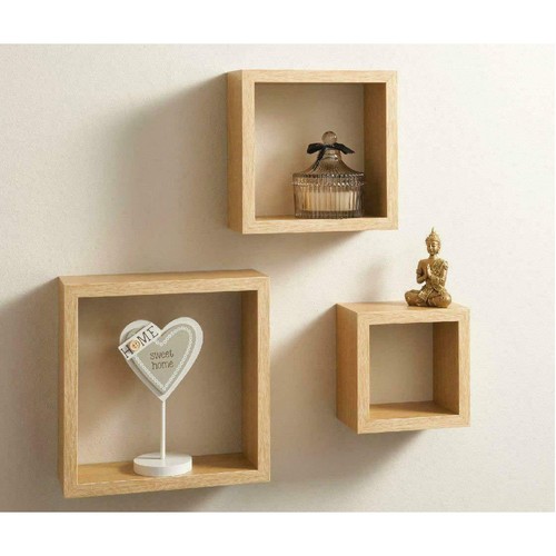 Piece floating cube - floating, shelves