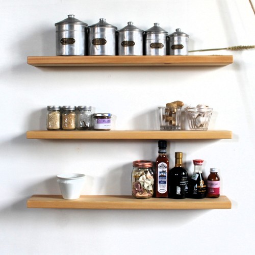Floating shelf solid wood - floating,