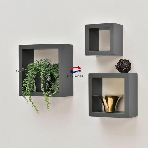 Floating wall cube shelves set - wall,
